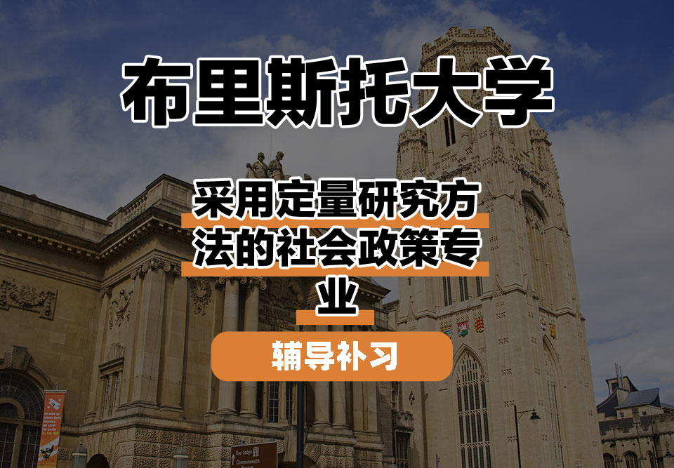 布里斯托大学Bristol布大采用定量研究方法的社会政策辅导补习补课