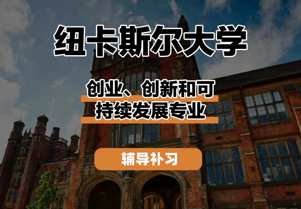 纽卡斯尔大学NCL纽大创业、创新和可持续发展辅导补习补课