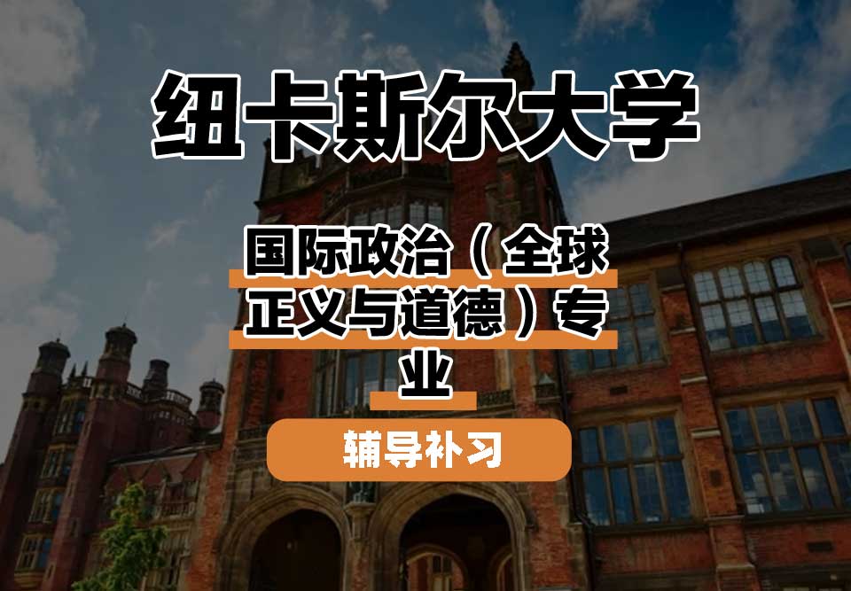 纽卡斯尔大学NCL纽大国际政治（全球正义与道德）辅导补习补课