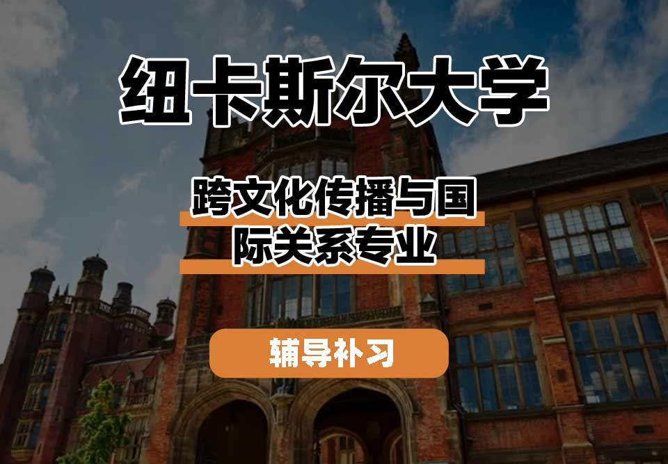 纽卡斯尔大学NCL纽大跨文化传播与国际关系辅导补习补课