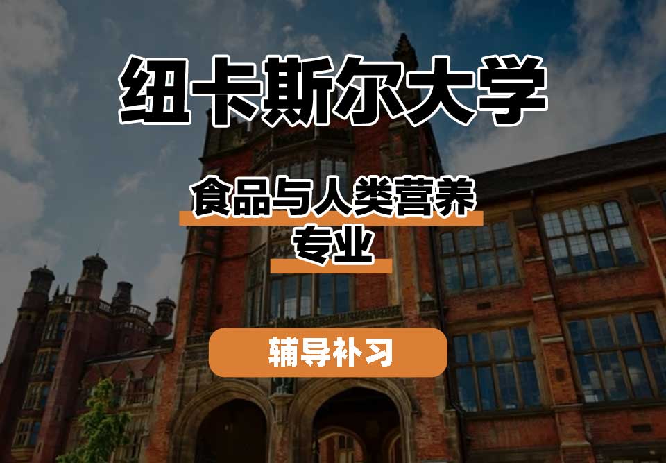 纽卡斯尔大学NCL纽大食品与人类营养辅导补习补课