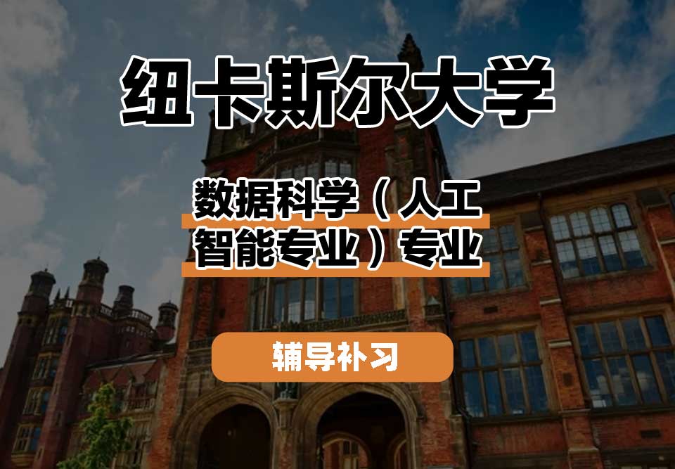 纽卡斯尔大学NCL纽大数据科学（人工智能专业）辅导补习补课