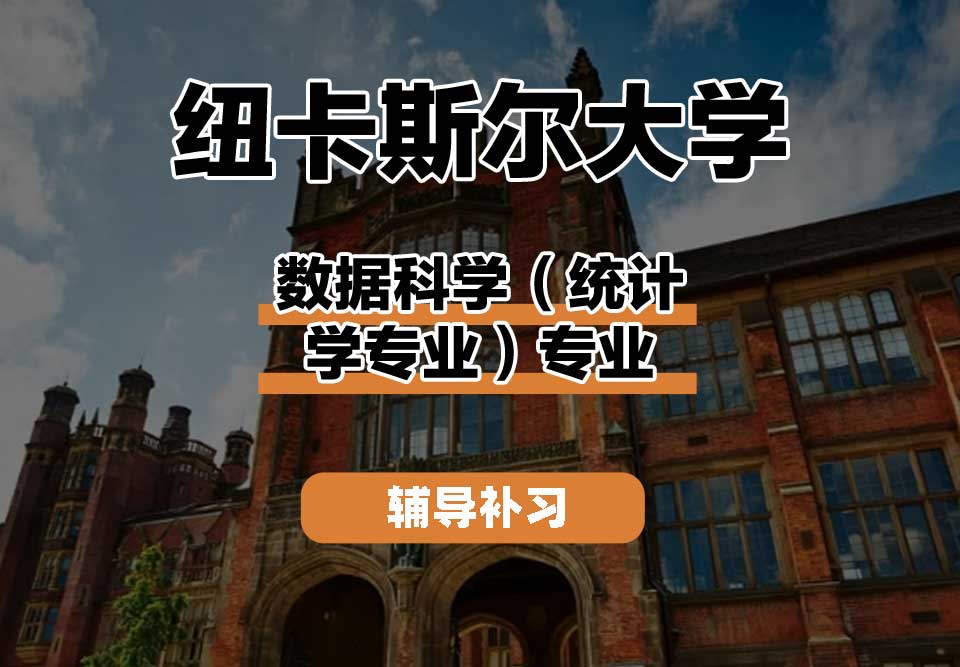 纽卡斯尔大学NCL纽大数据科学（统计学专业）辅导补习补课