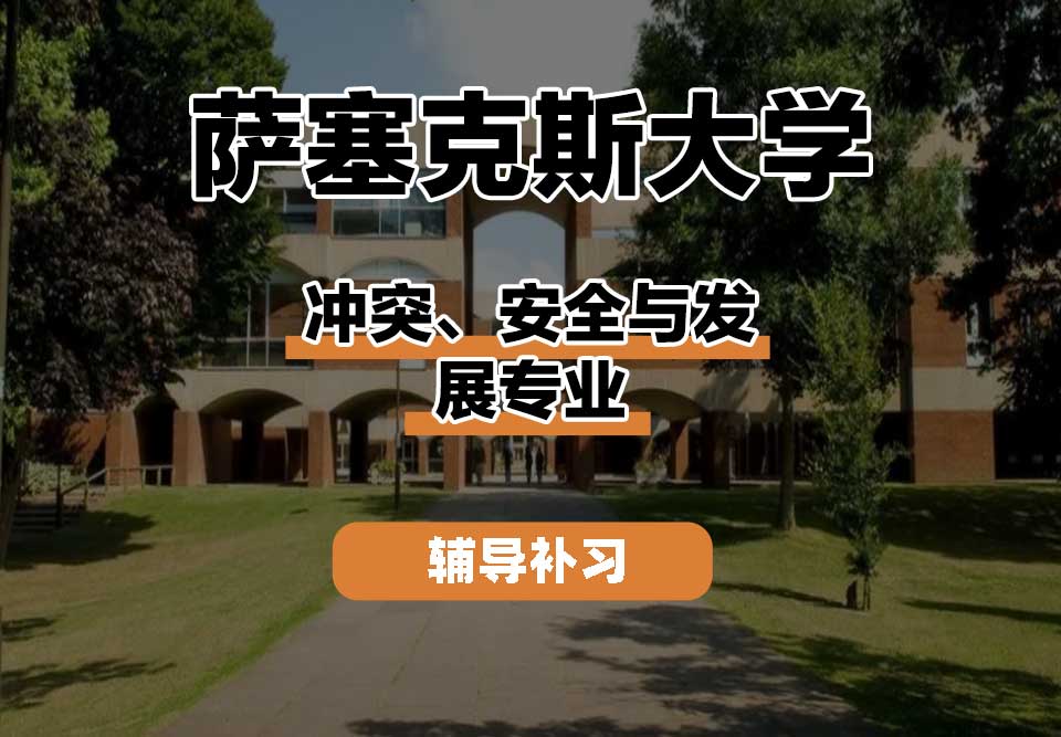 萨塞克斯大学Sussex萨大冲突、安全与发展辅导补习补课