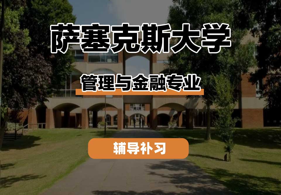 萨塞克斯大学Sussex萨大管理与金融辅导补习补课