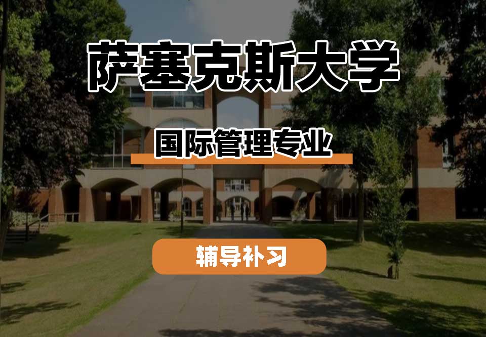 萨塞克斯大学Sussex萨大国际管理辅导补习补课