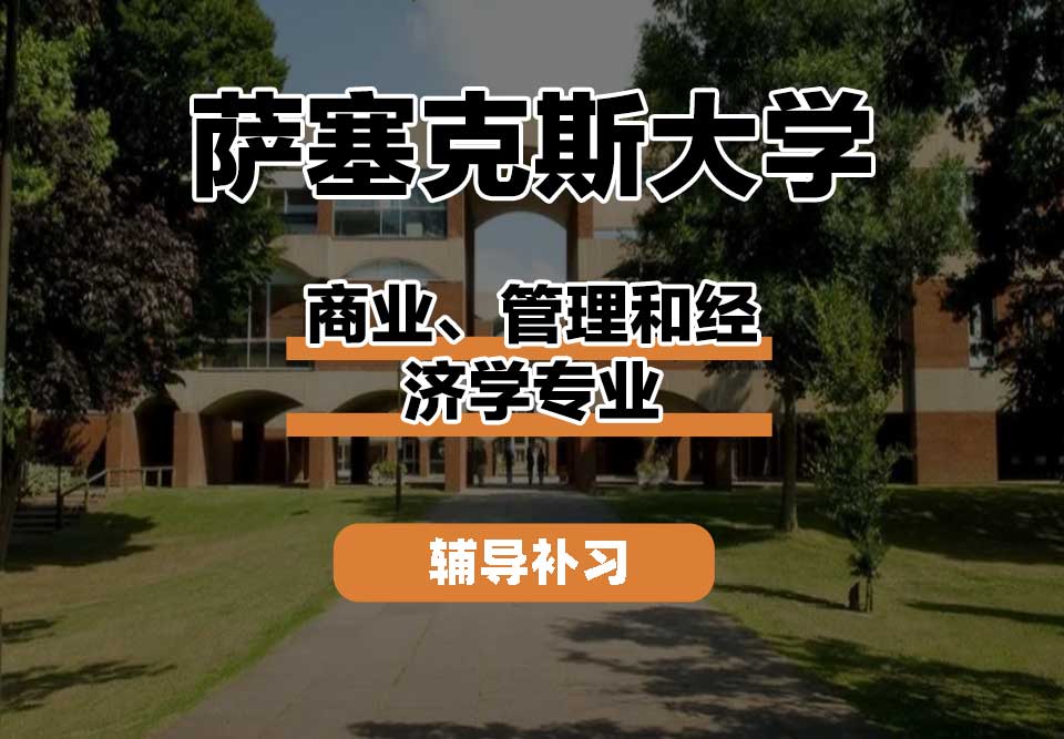 萨塞克斯大学Sussex萨大商业、管理和经济学辅导补习补课