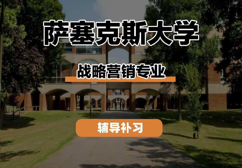 萨塞克斯大学Sussex萨大战略营销辅导补习补课