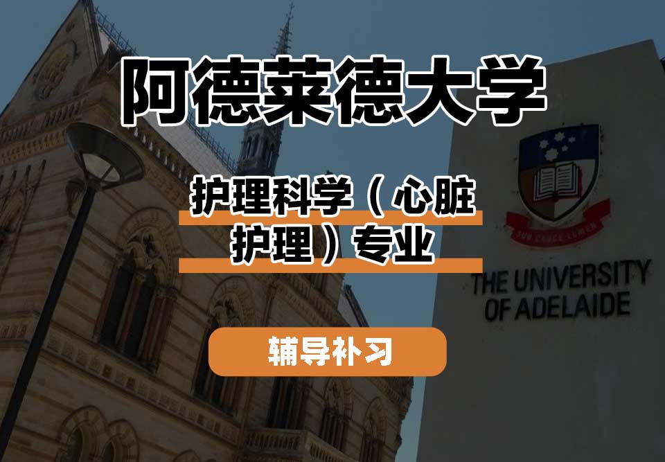 阿德莱德大学ADELAIDE阿大护理科学（心脏护理）辅导补习补课