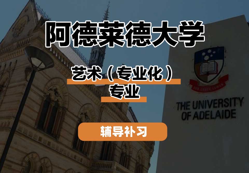 阿德莱德大学ADELAIDE阿大艺术（专业化）辅导补习补课