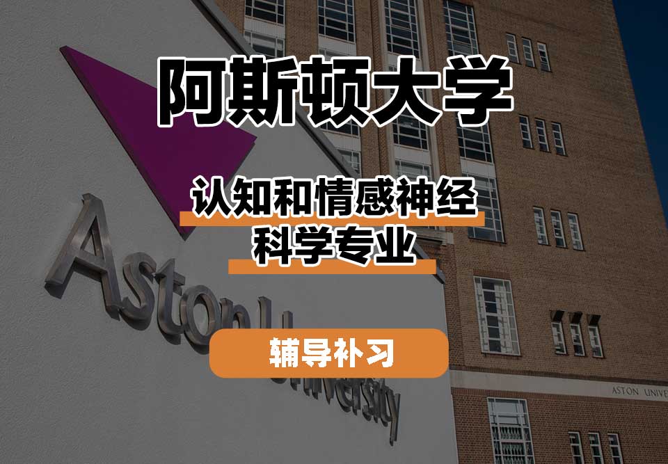 阿斯顿大学Aston认知和情感神经科学辅导补习补课