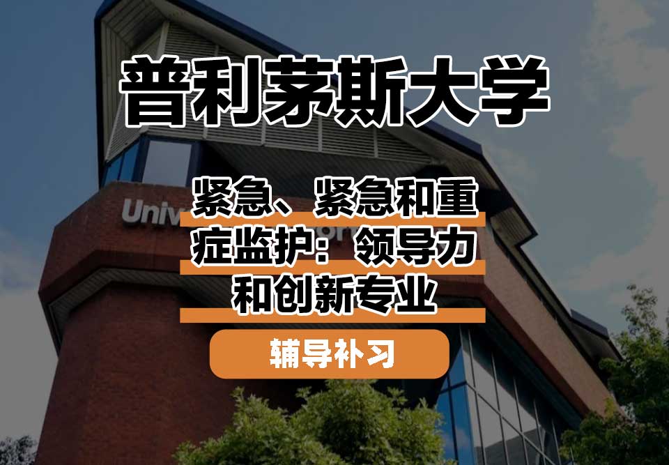 普利茅斯大学UOP紧急、紧急和重症监护：领导力和创新辅导补习补课