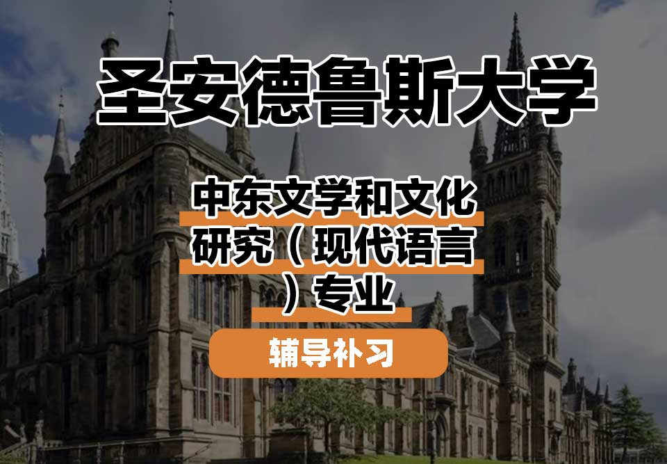 圣安德鲁斯大学StAndrews圣安中东文学和文化研究（现代语言）辅导补习补课