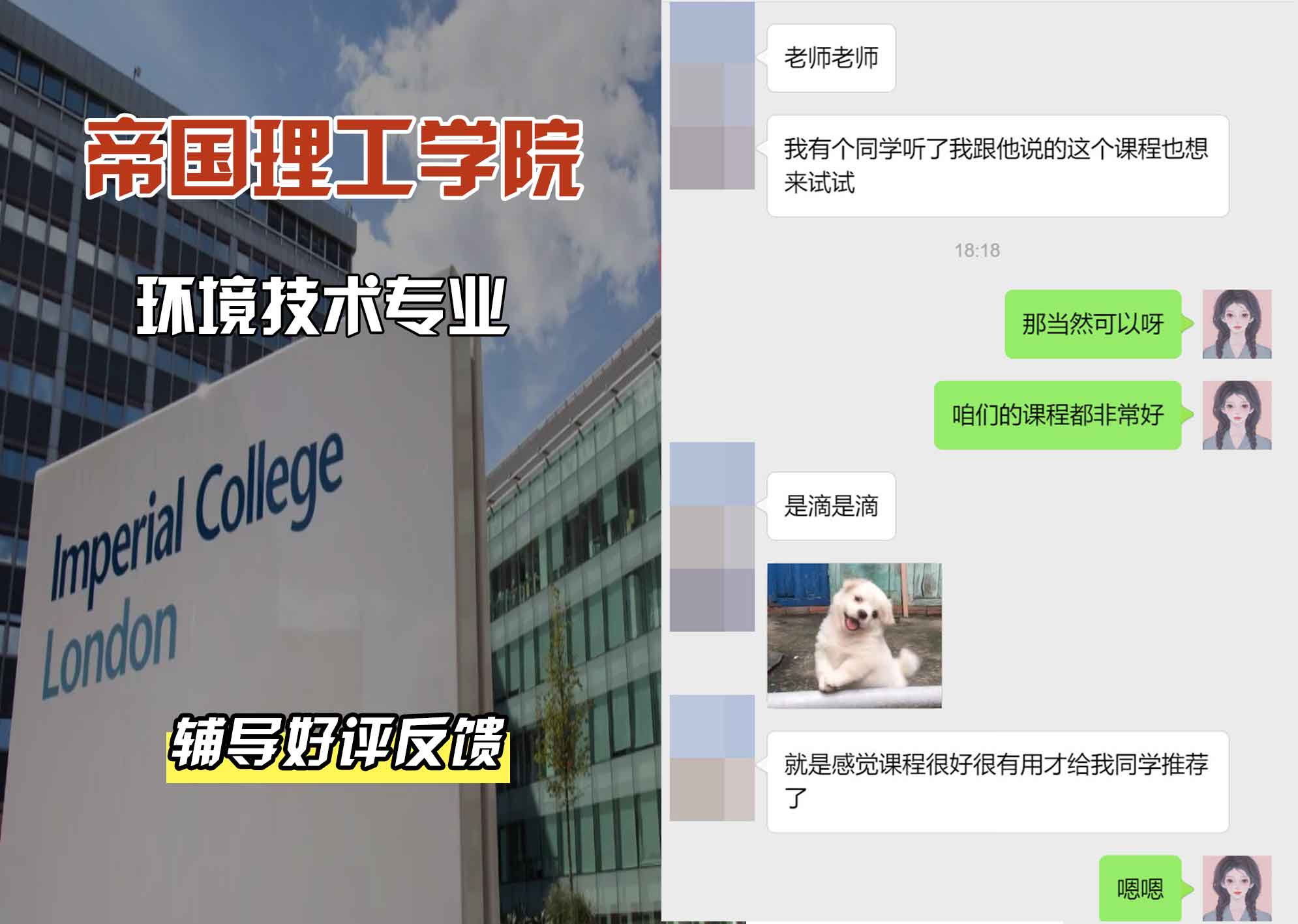 帝国理工IC环境技术辅导好评反馈