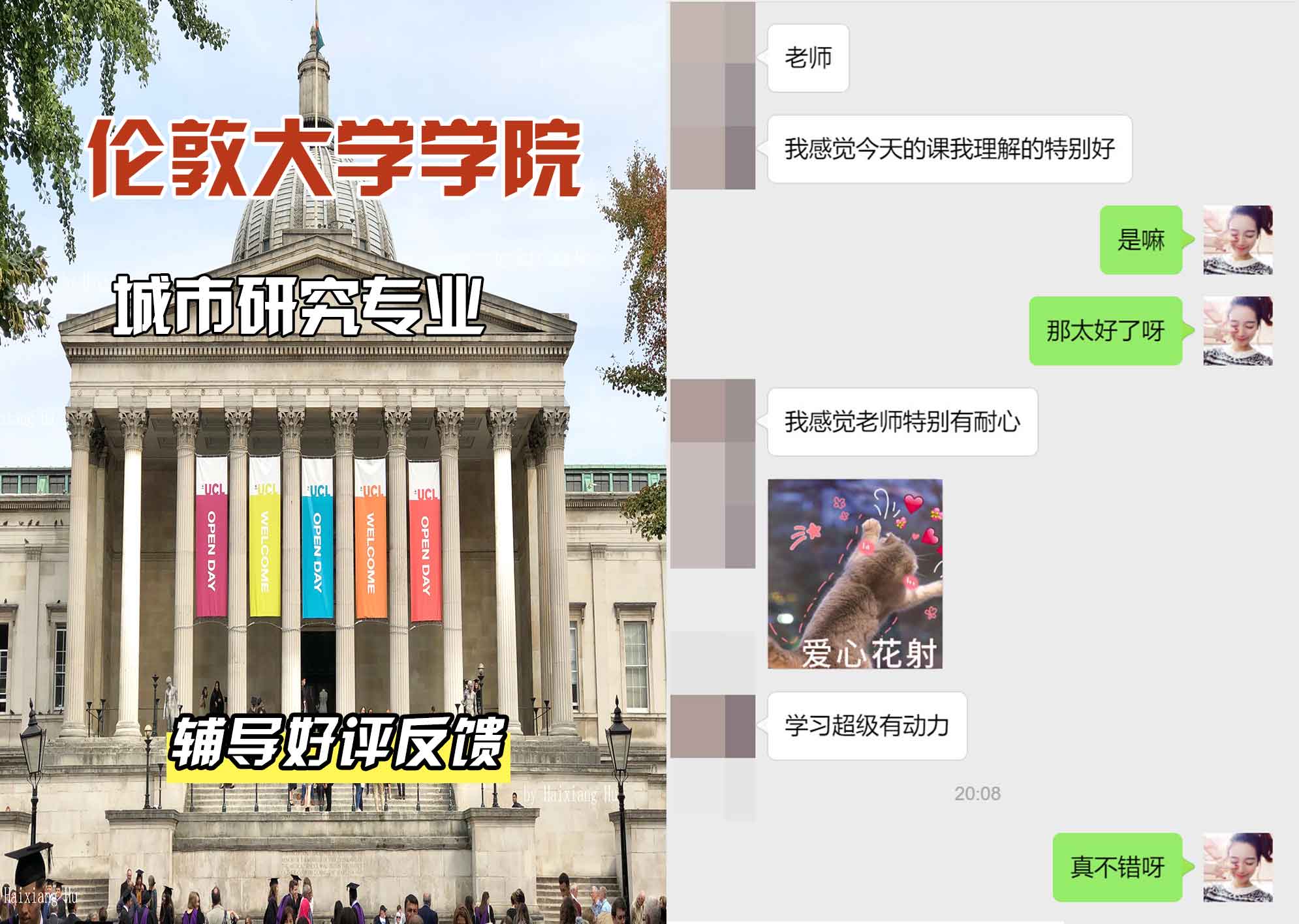 伦敦大学学院UCL城市研究辅导好评反馈
