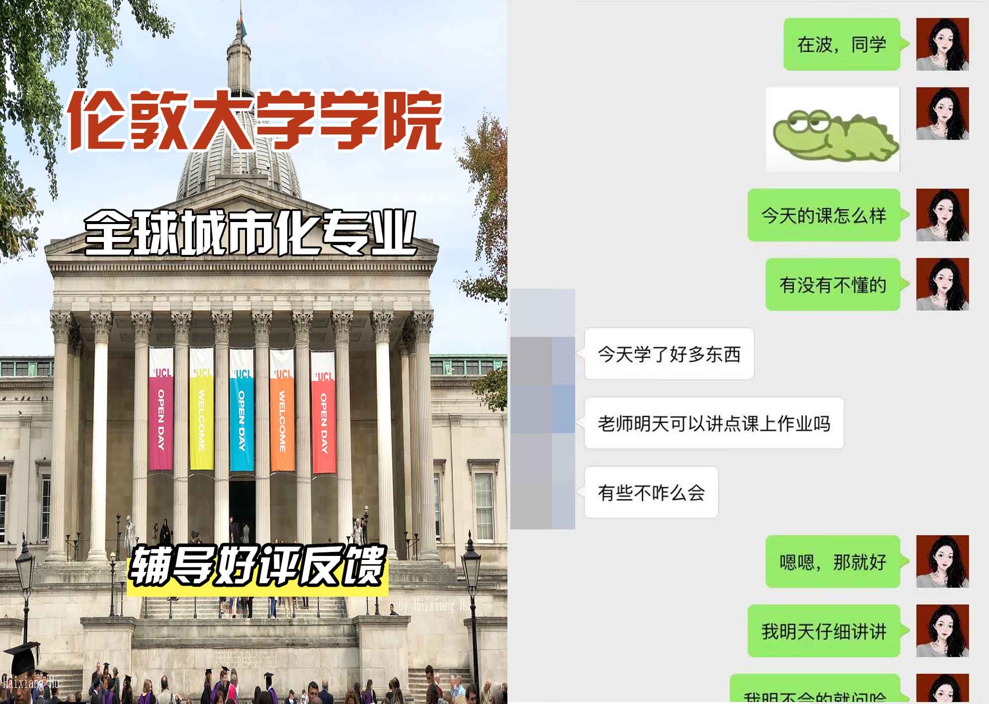 伦敦大学学院UCL全球城市化辅导好评反馈