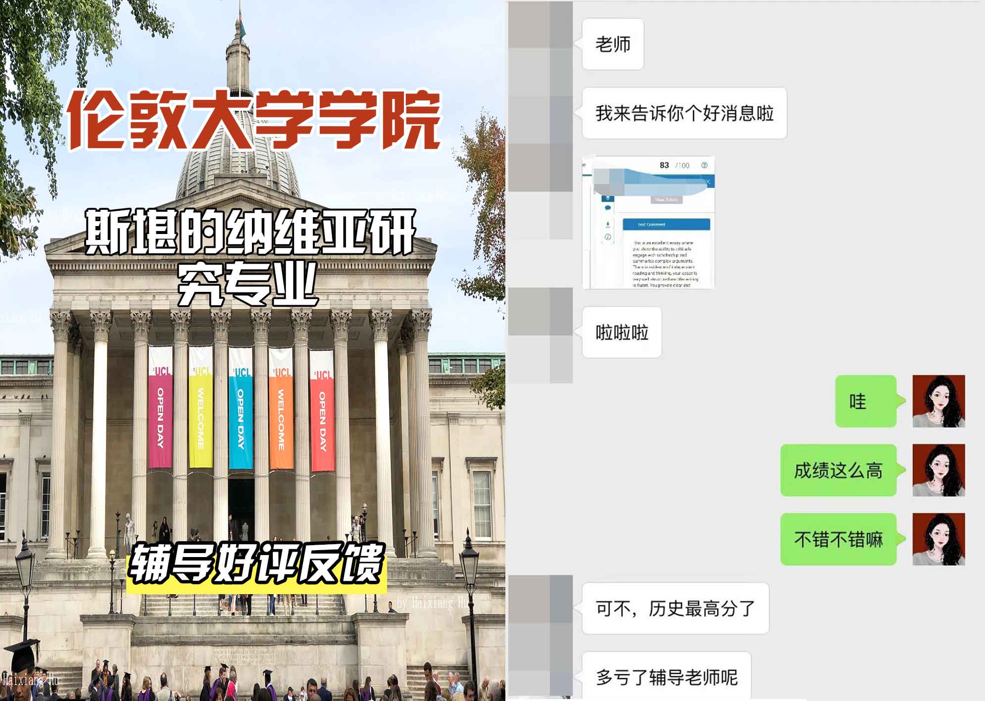 伦敦大学学院UCL斯堪的纳维亚研究辅导好评反馈