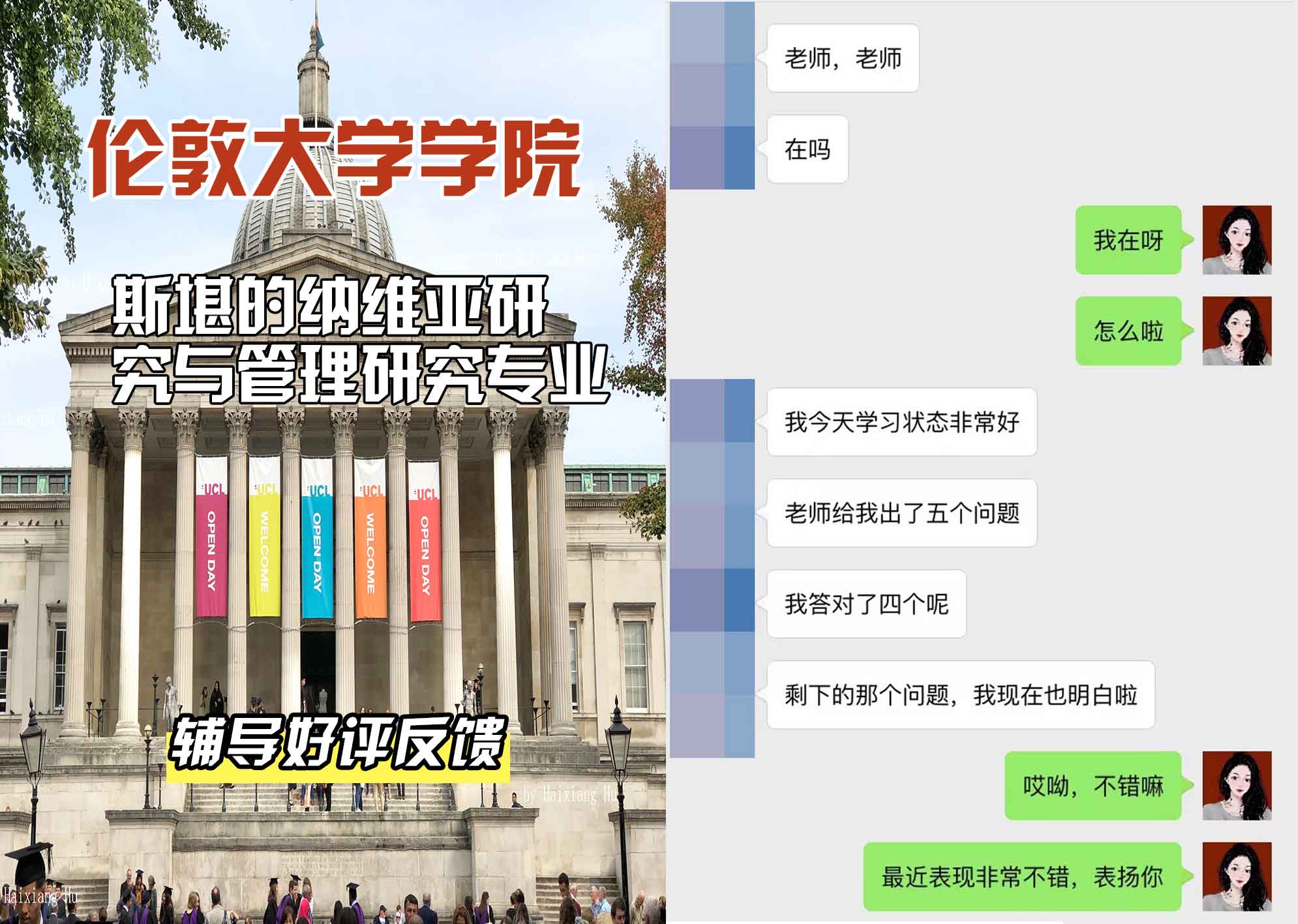 伦敦大学学院UCL斯堪的纳维亚研究与管理研究辅导好评反馈