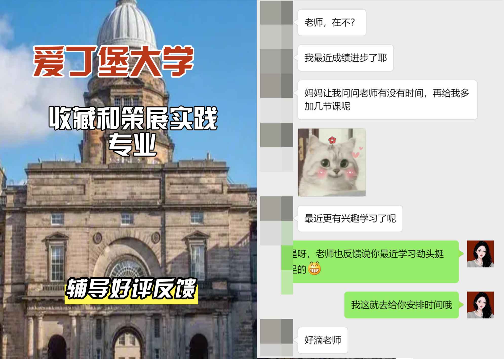 爱丁堡大学爱大收藏和策展实践辅导好评反馈