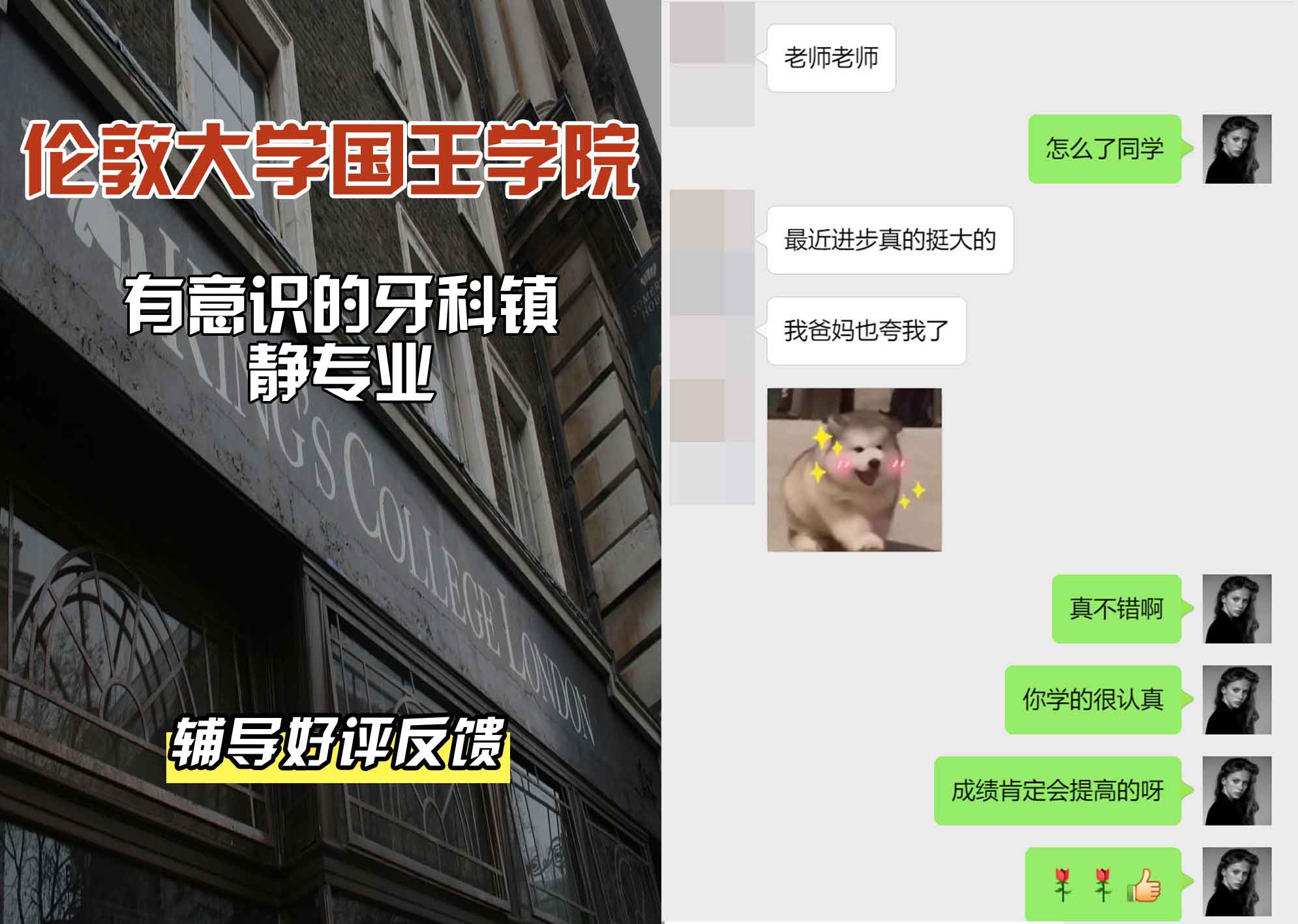 国王学院KCL牙科的清醒镇静辅导好评反馈