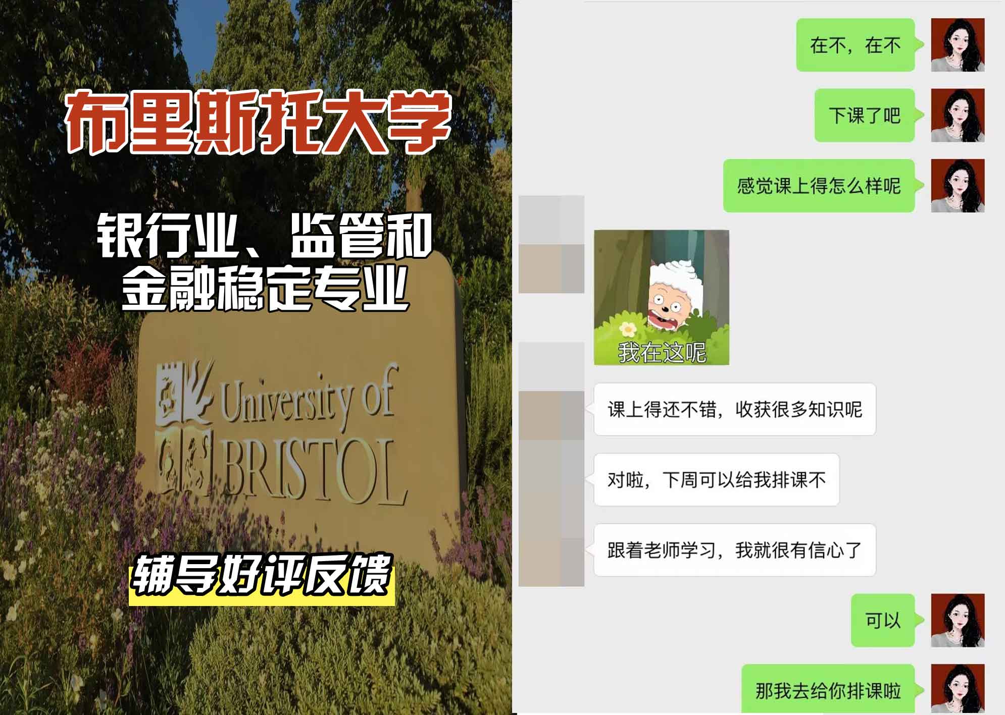 布里斯托大学布大银行业、监管和金融稳定辅导好评反馈