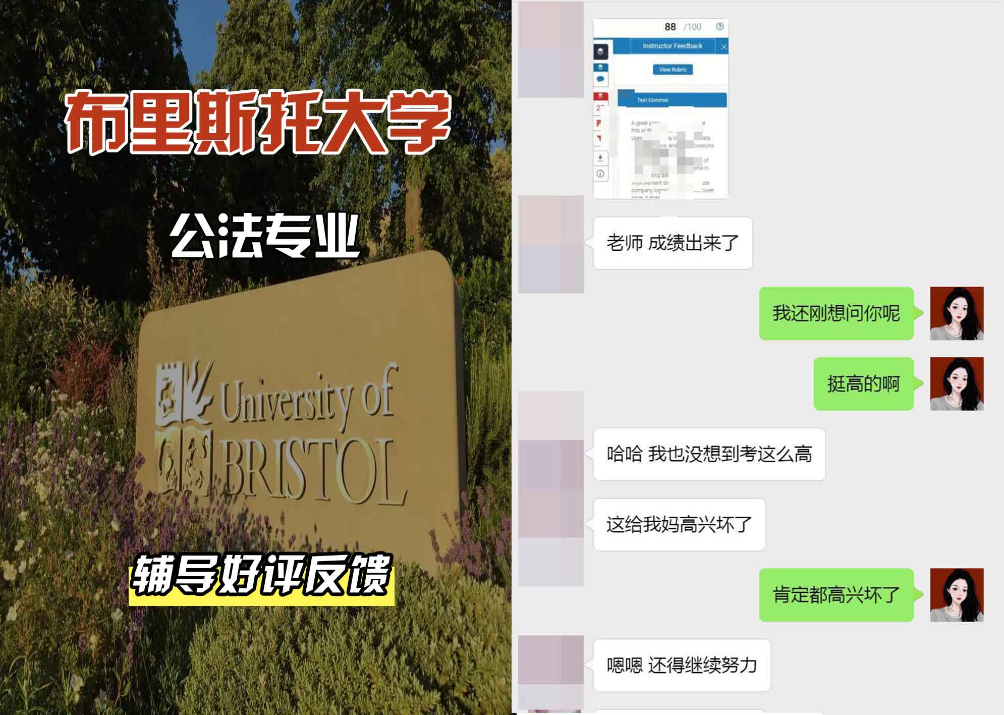 布里斯托大学布大公法辅导好评反馈