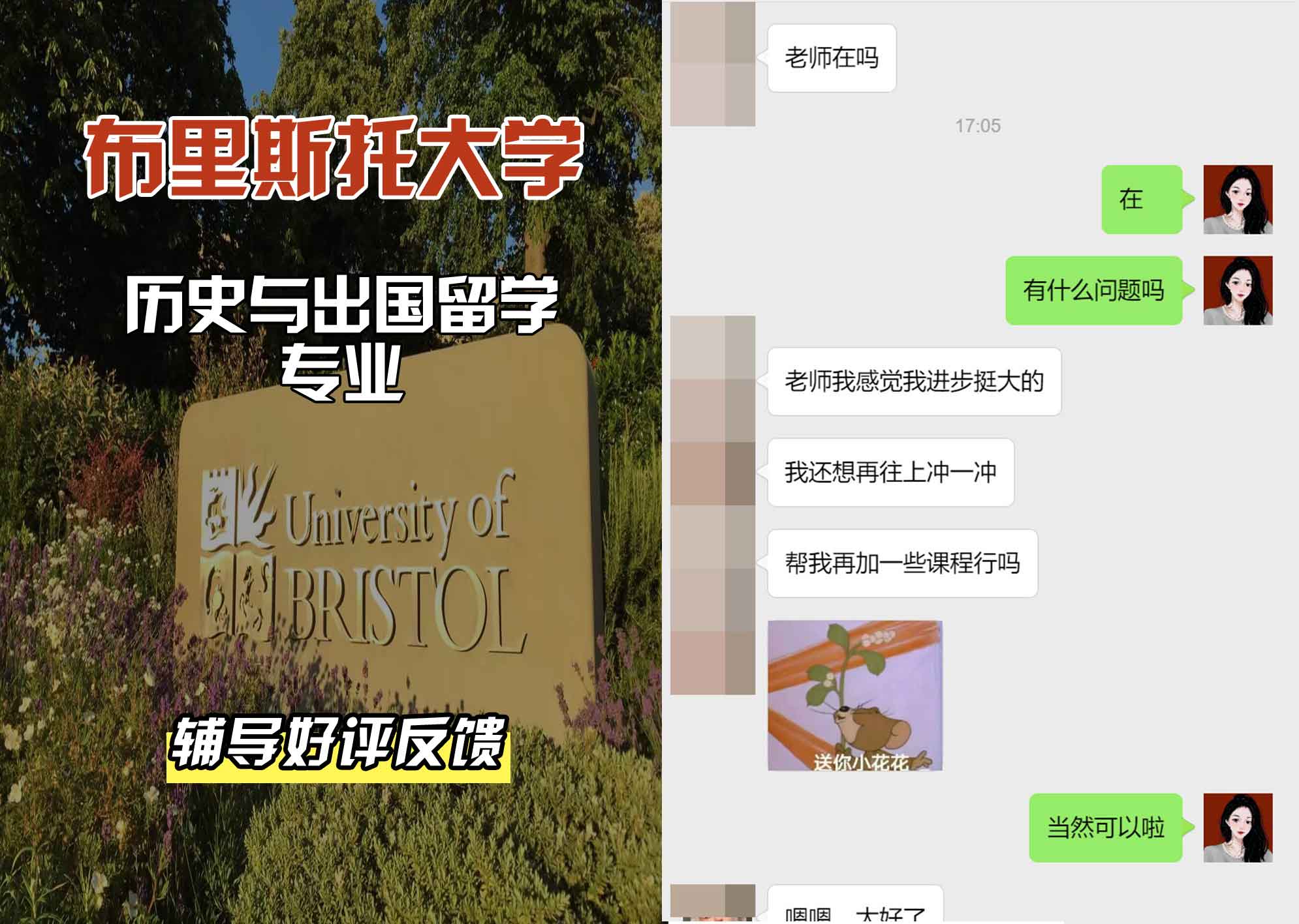 布里斯托大学布大历史与出国留学辅导好评反馈