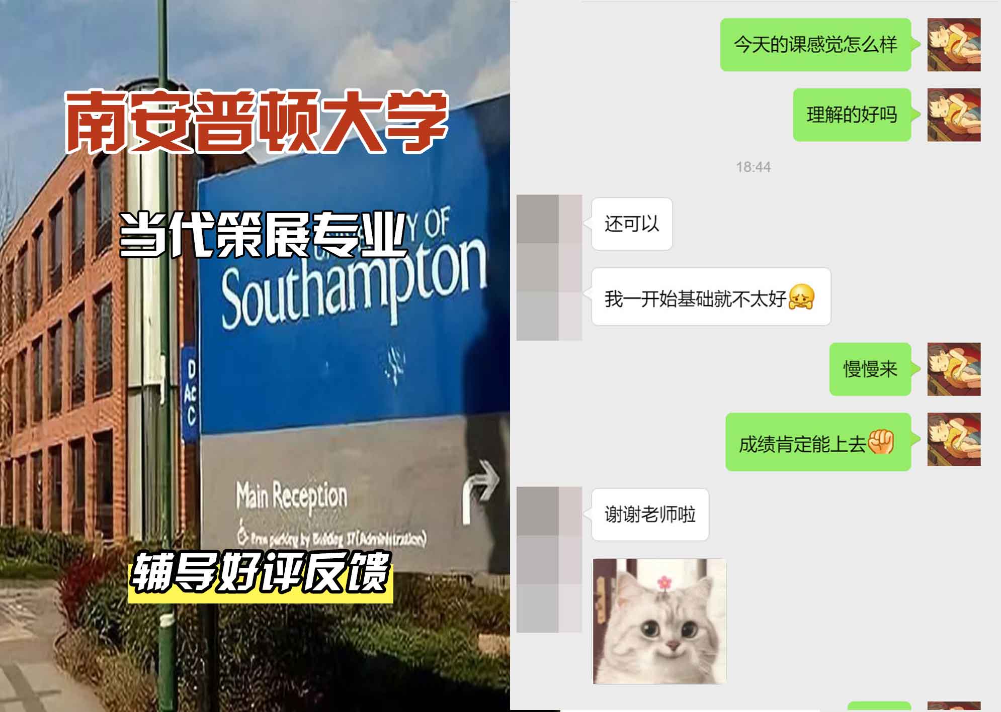 南安普顿大学南安当代策展辅导好评反馈