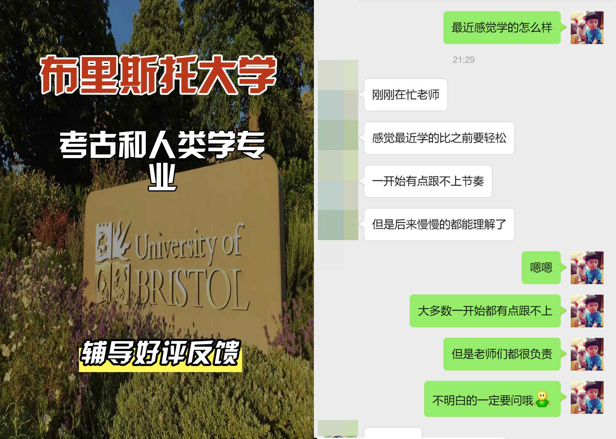 布里斯托大学布大考古学和人类学辅导好评反馈