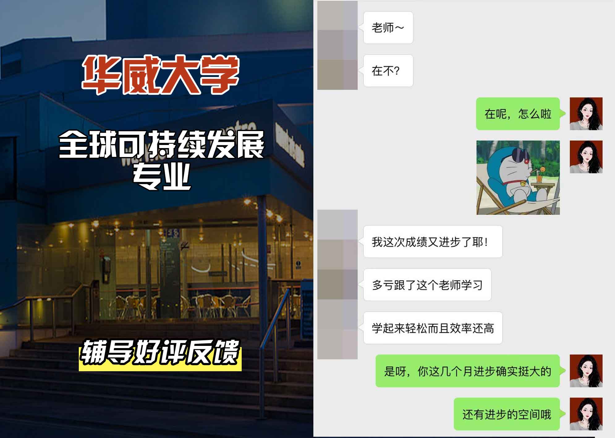 华威大学华威全球可持续发展辅导好评反馈