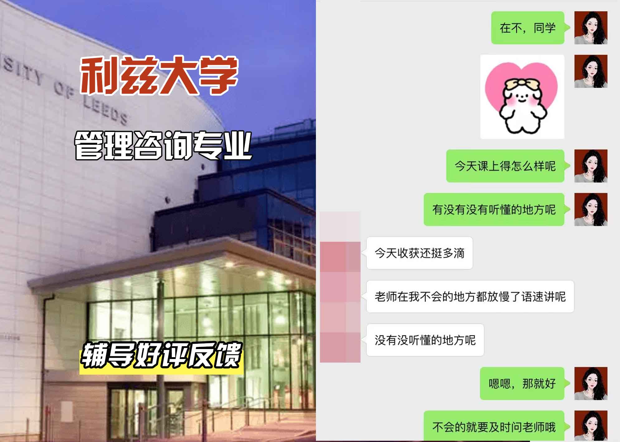 利兹大学leeds管理咨询辅导好评反馈