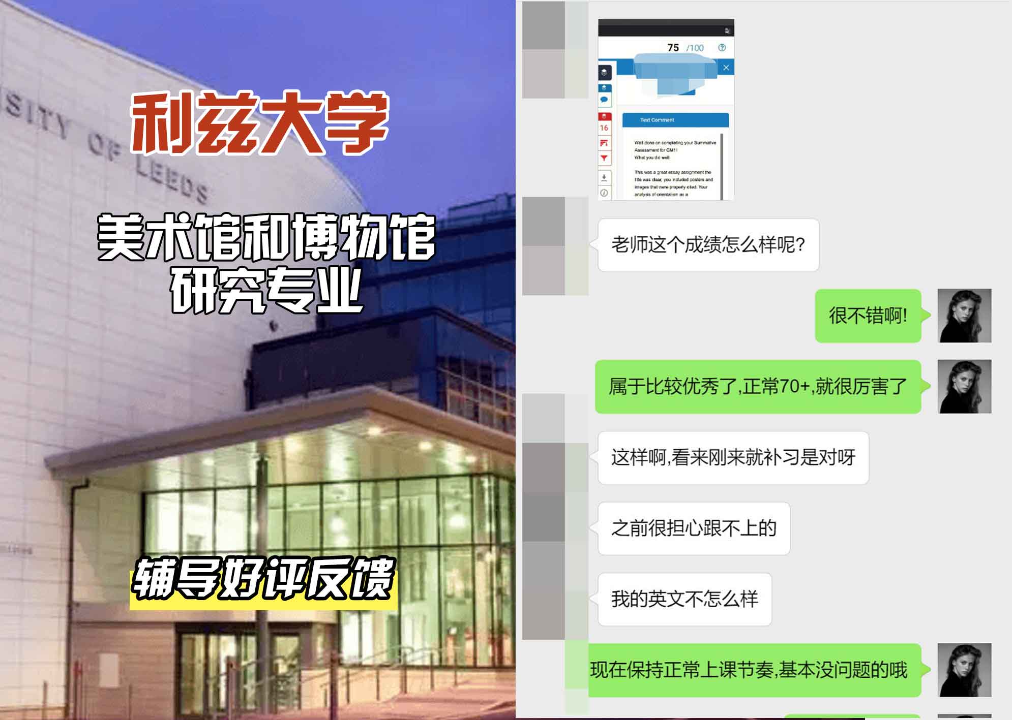 利兹大学leeds美术馆和博物馆研究辅导好评反馈