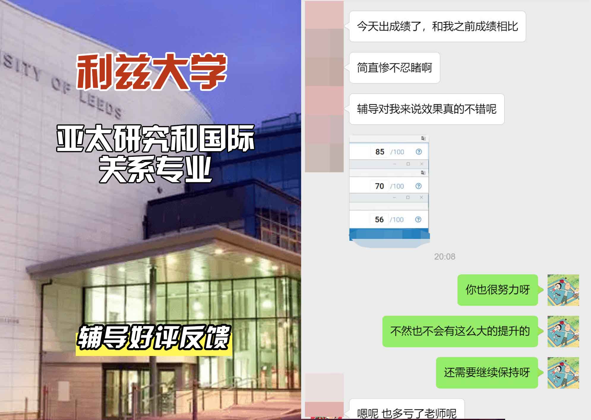利兹大学leeds亚太研究与国际关系辅导好评反馈