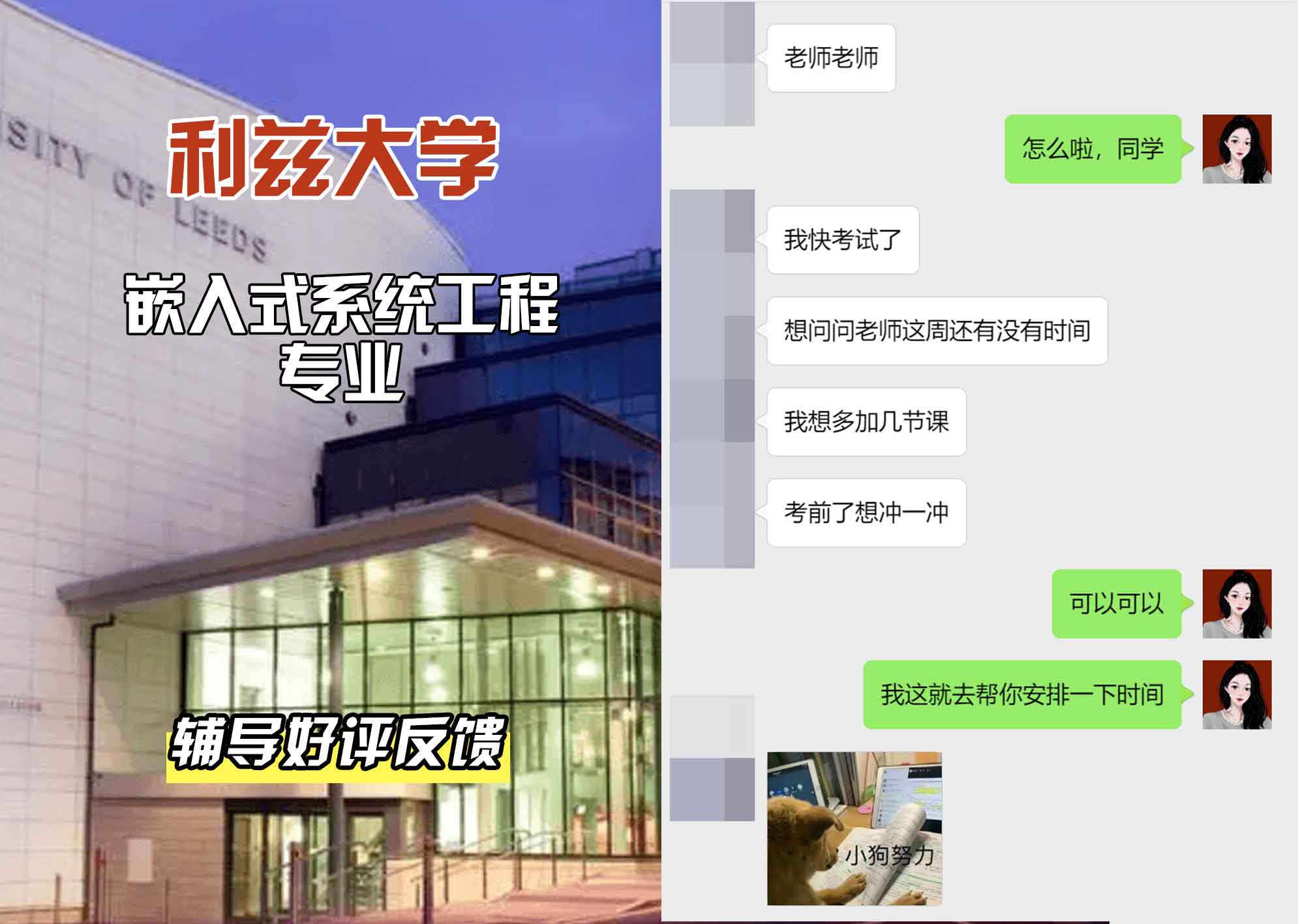 利兹大学leeds嵌入式系统工程辅导好评反馈