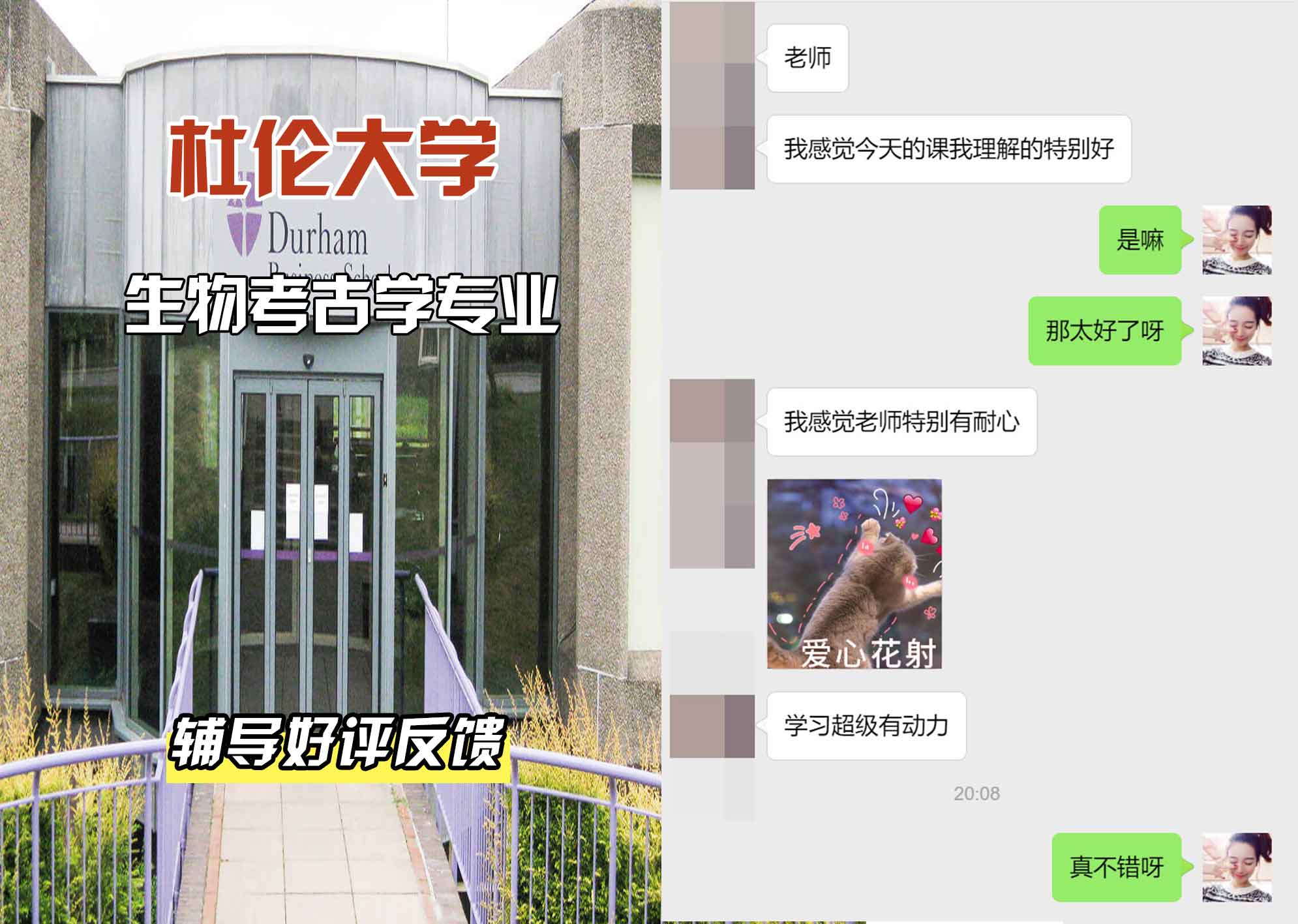 杜伦大学DUR生物考古学辅导好评反馈