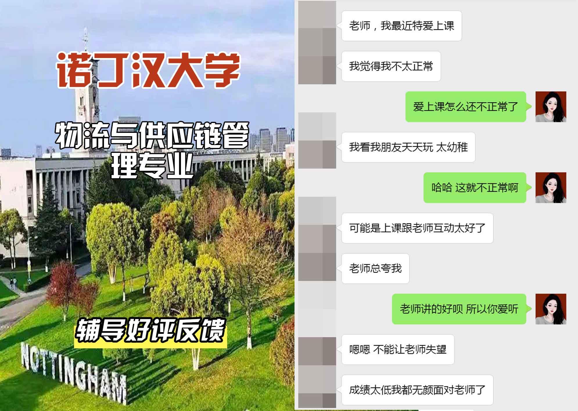 诺丁汉大学诺大物流与供应链管理辅导好评反馈