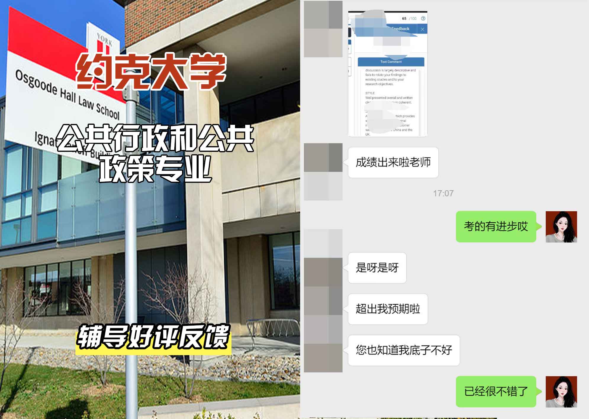 约克大学UOY公共行政和公共政策辅导好评反馈