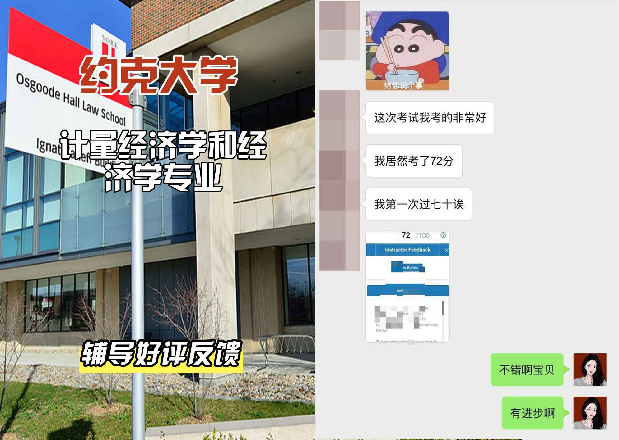 约克大学UOY计量经济学和经济学辅导好评反馈