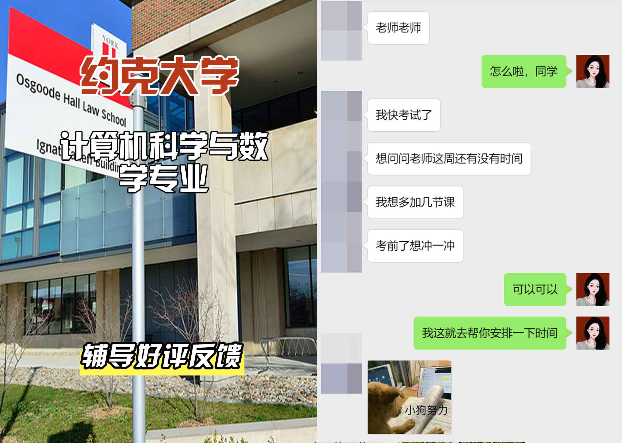 约克大学UOY计算机科学与数学辅导好评反馈