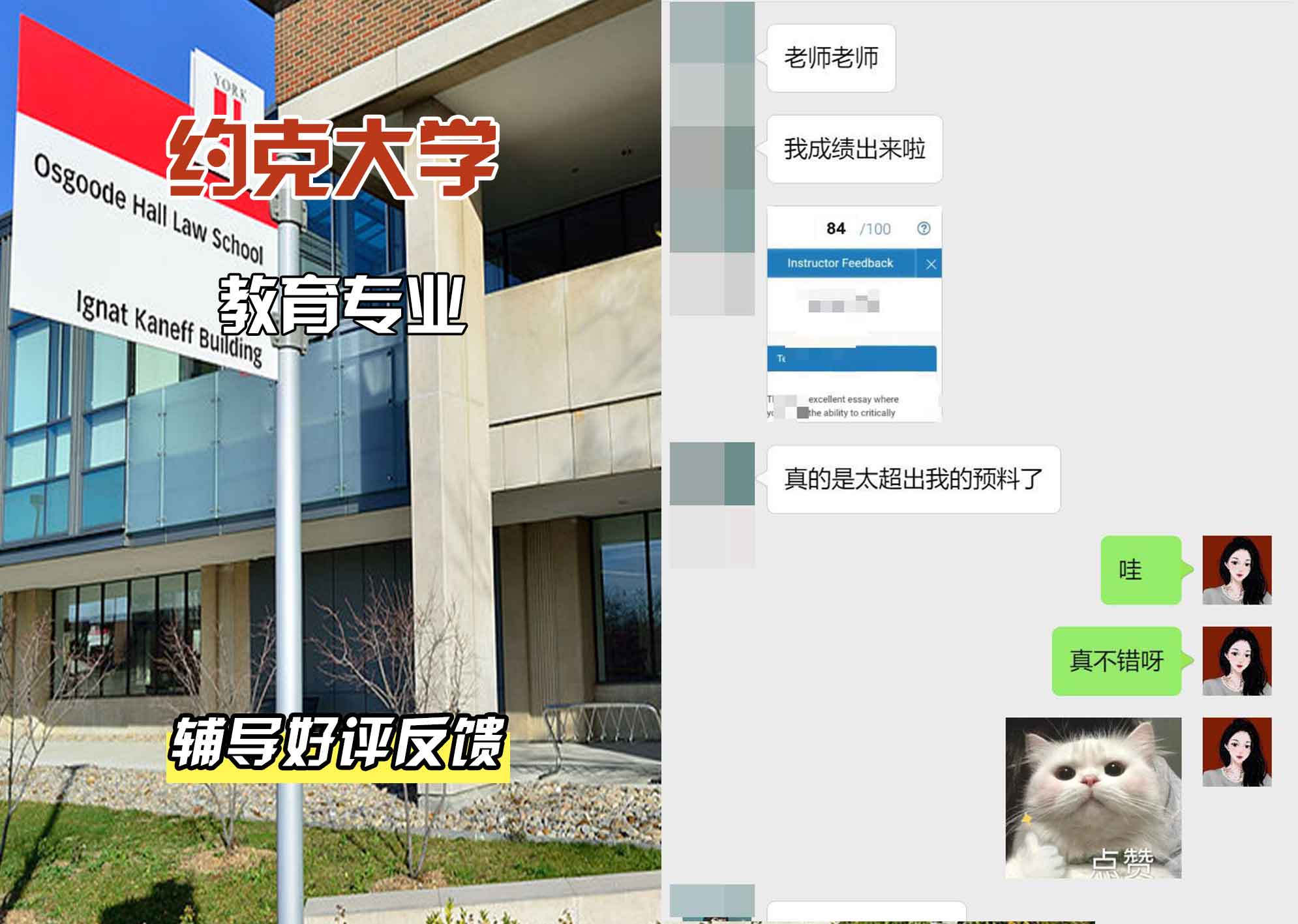 约克大学UOY教育辅导好评反馈