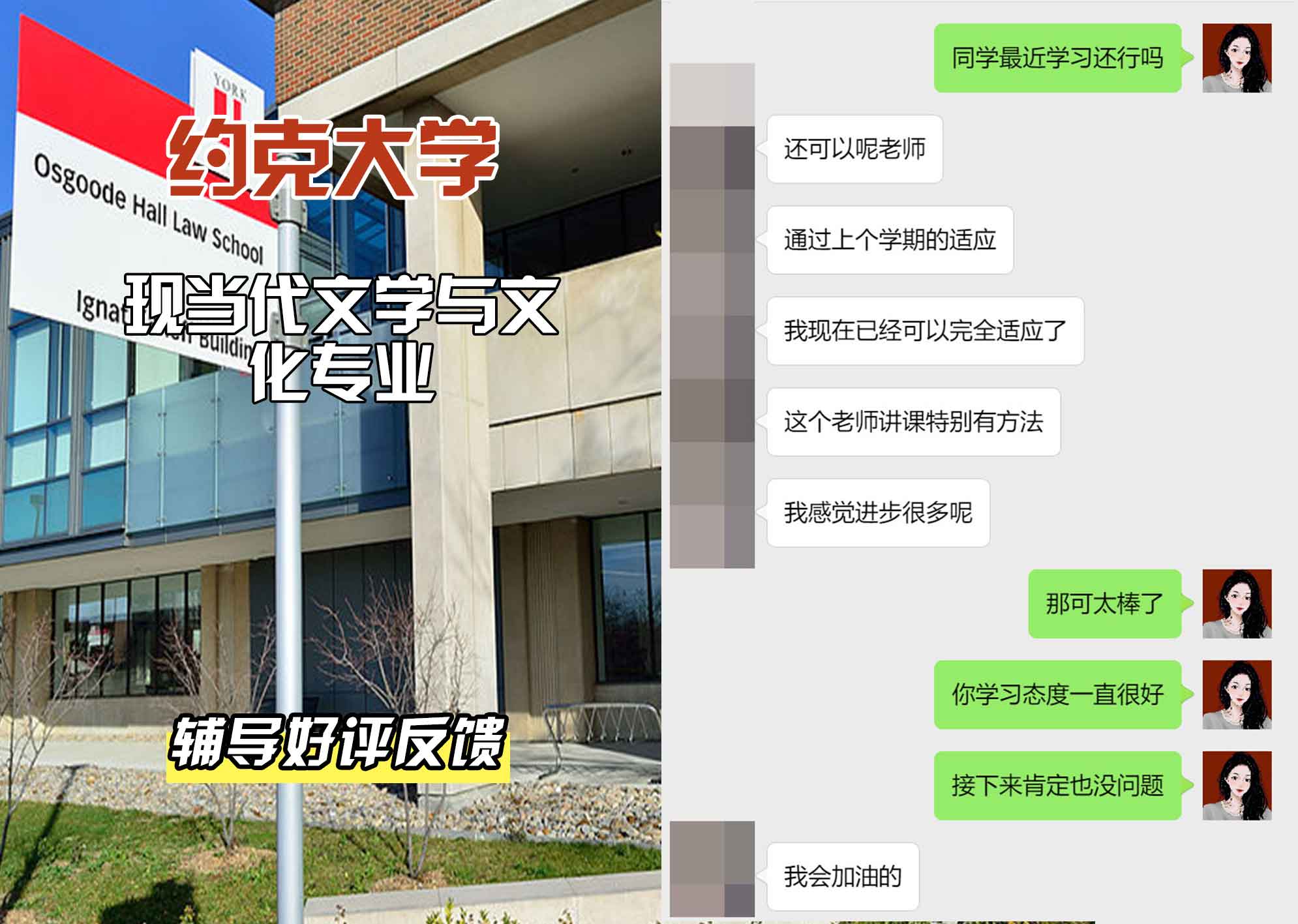 约克大学UOY现当代文学与文化辅导好评反馈