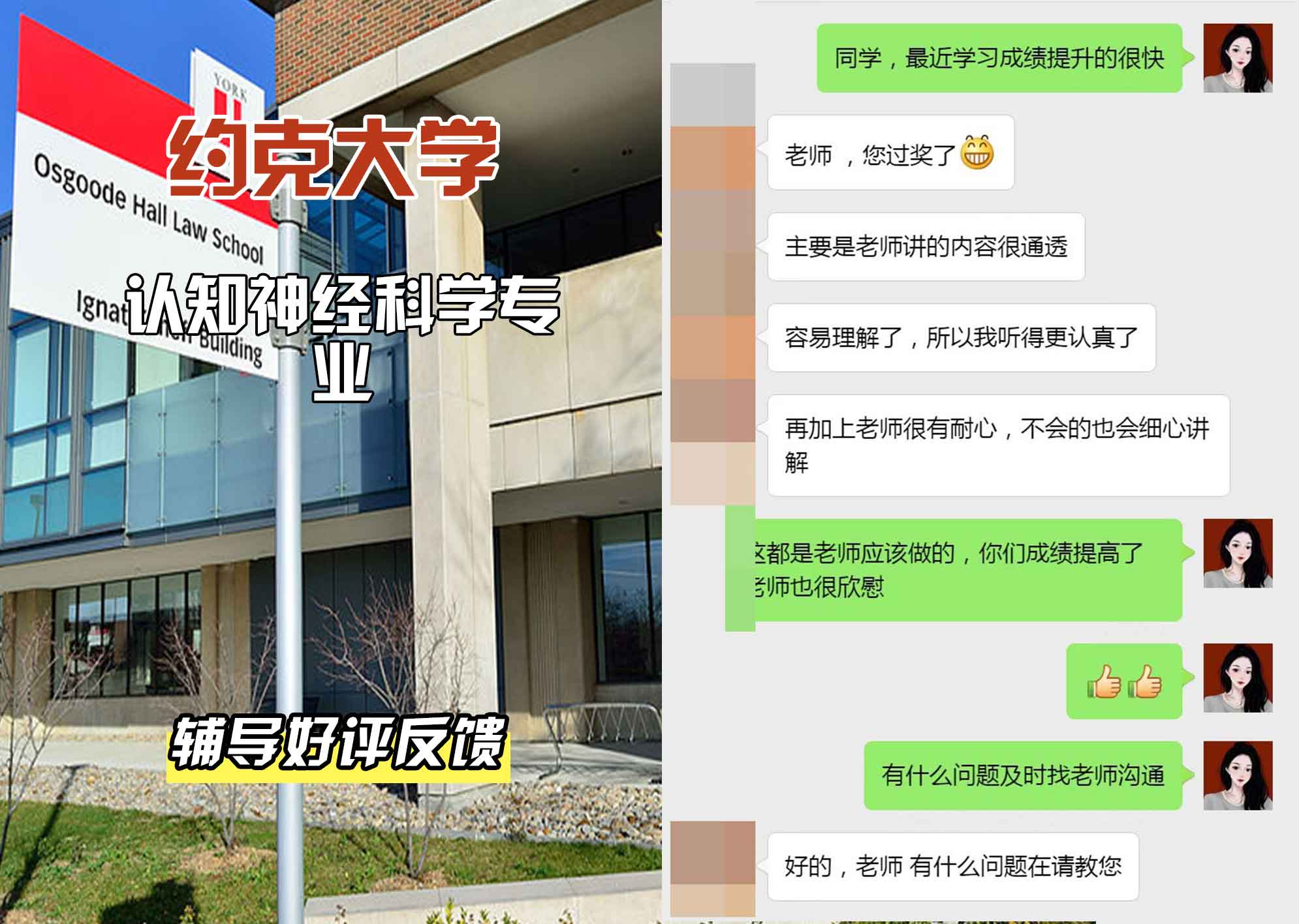 约克大学UOY认知神经科学辅导好评反馈