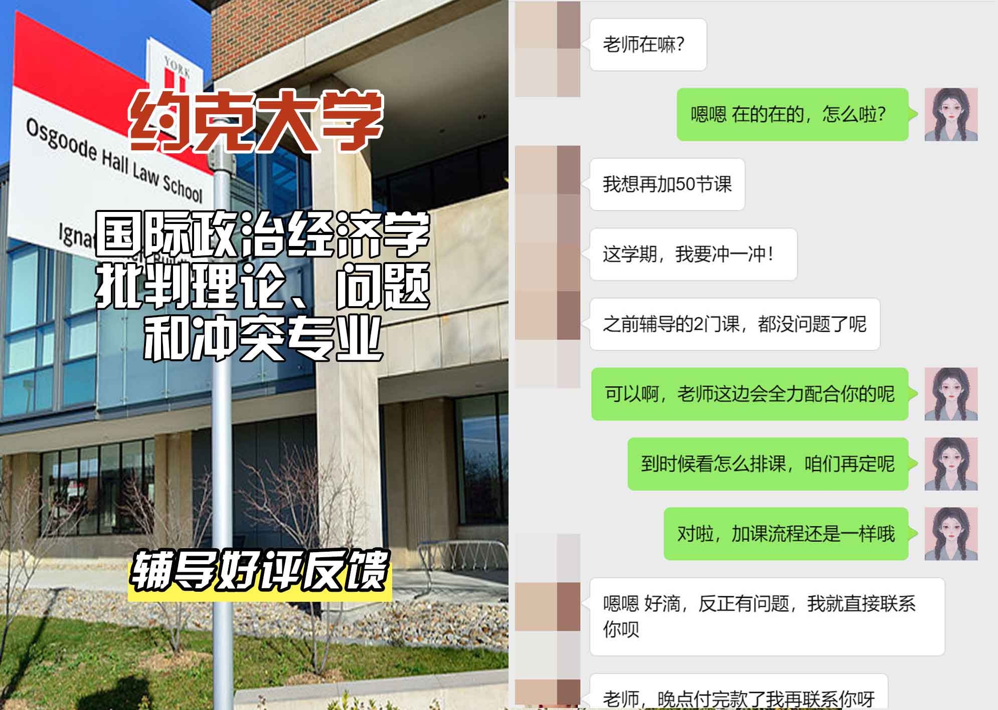 约克大学UOY国际政治经济学:批判理论、问题和冲突辅导好评反馈