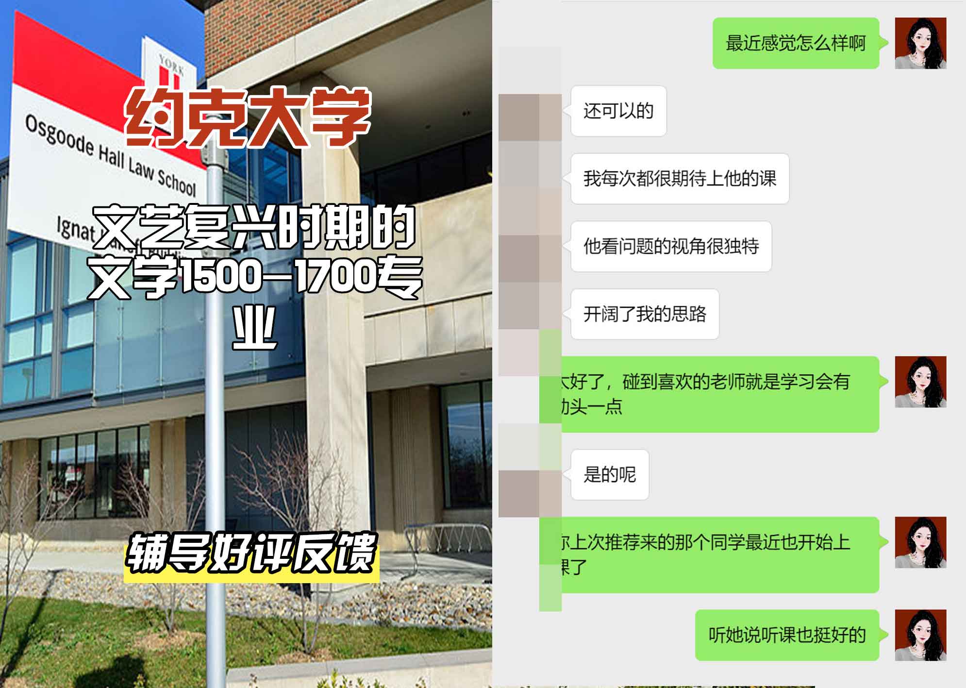 约克大学UOY文艺复兴时期的文学辅导好评反馈