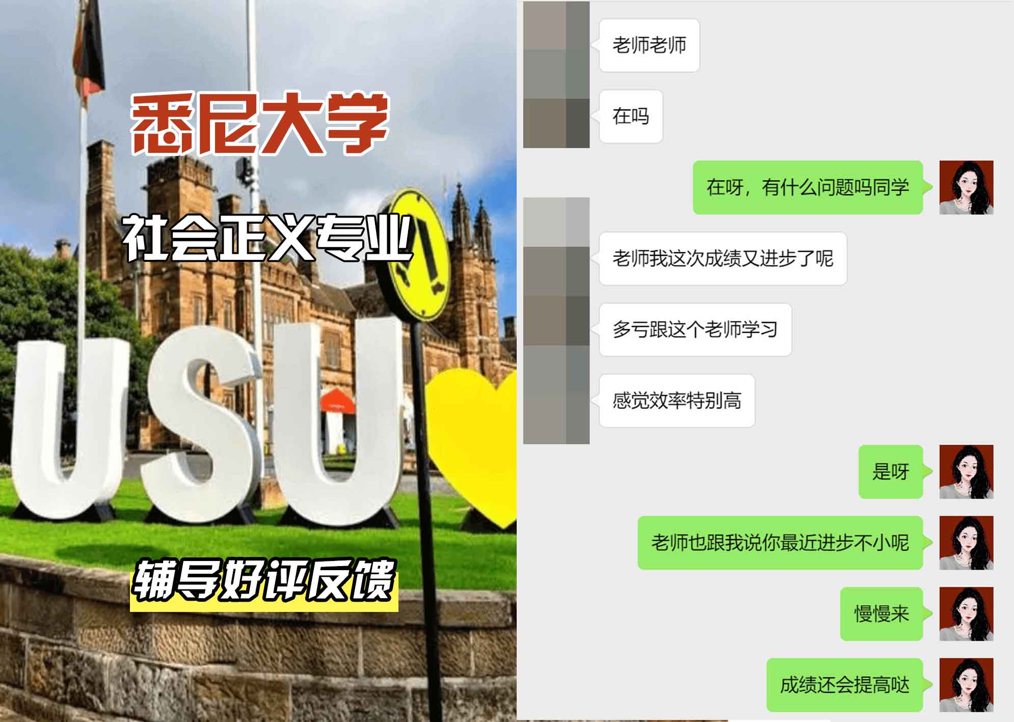 悉尼大学USYD社会正义辅导好评反馈