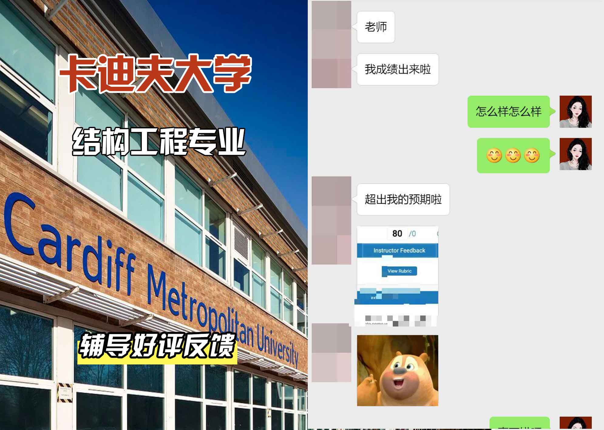 卡迪夫大学cardiff结构工程辅导好评反馈