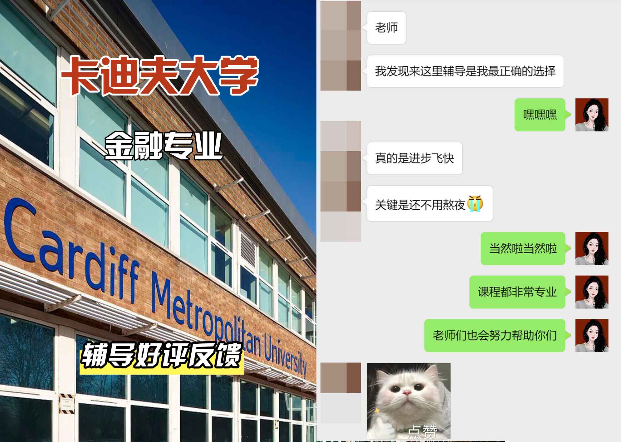 卡迪夫大学cardiff金融辅导好评反馈