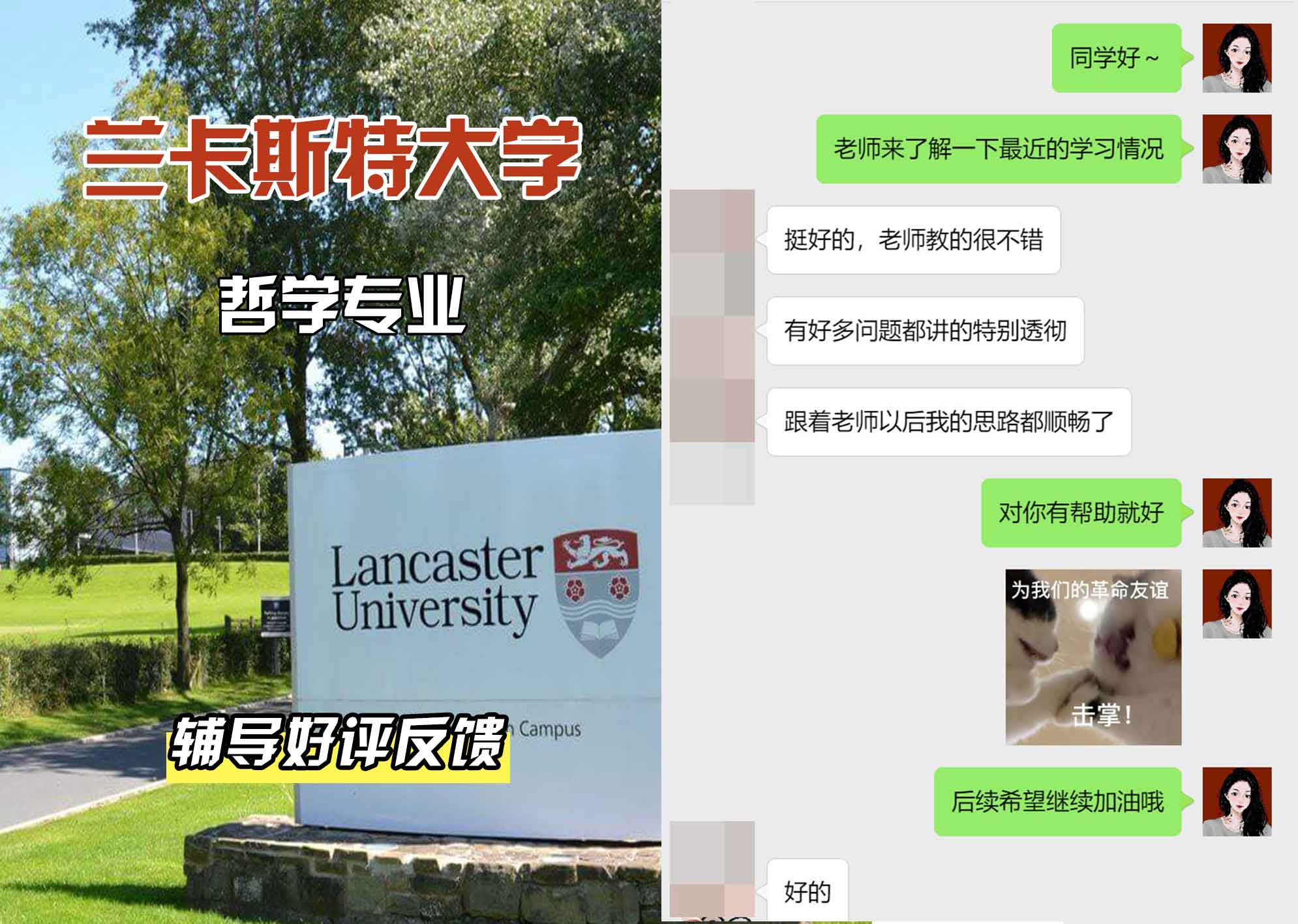 LU兰卡哲学辅导好评反馈