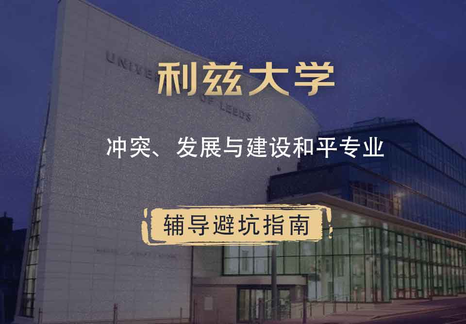 利兹大学leeds冲突、发展与建设和平辅导避坑指南