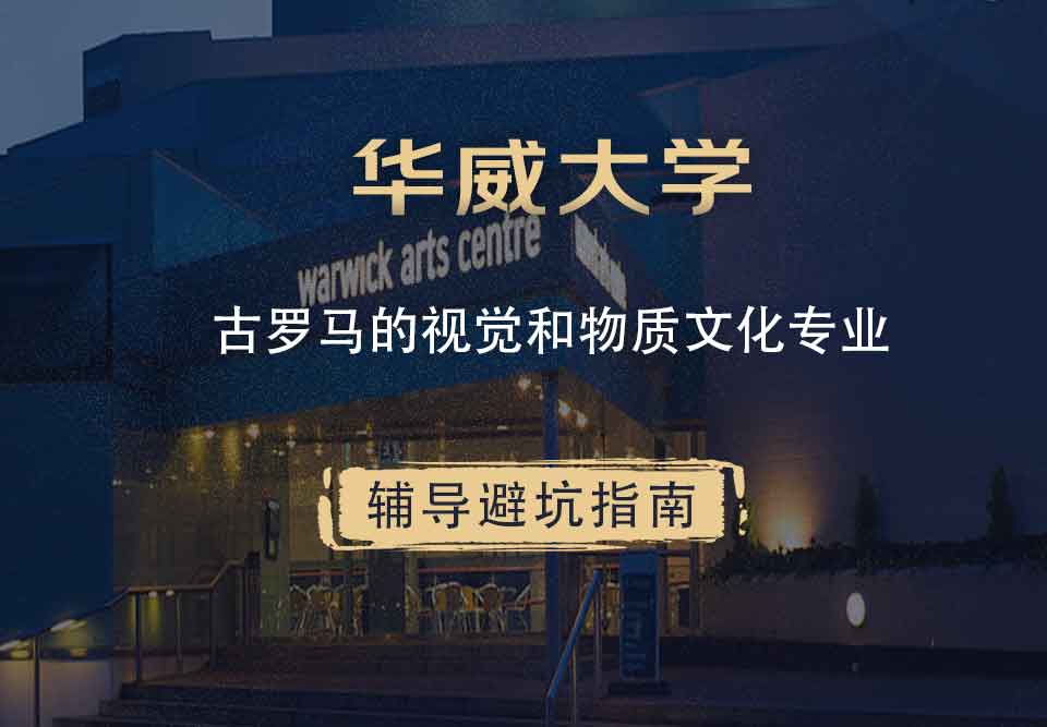 华威大学华威古罗马的视觉和物质文化辅导避坑指南